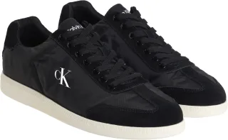 Calvin Klein Sneaker "LOW CUPSOLE LACEUP SU" Schnürschuh, Halbschuh, Freizeitschuh im Materialmix