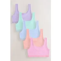 Next Crop-Top Kurz-Top mit U-Boot-Ausschnitt (5-tlg)