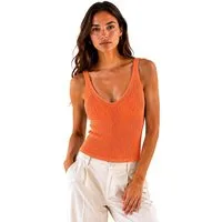 Worldclassca Stricktop Worldclassca Stricktop Ärmellos Basic Leicht Gerippt Tanktop Sommer Neue Kollektion - Stilvolle und gemütliche Sommer Mode für Damen