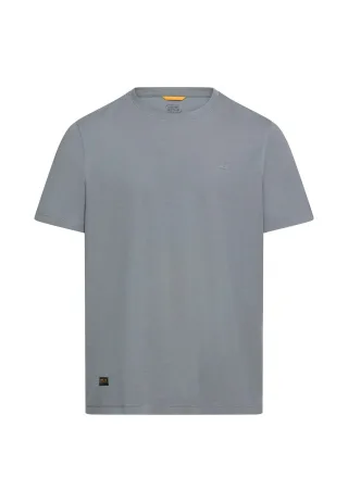 camel active - fleXXXactive® T-Shirt mit Rundhalsausschnitt stormy blue - Gr. - L