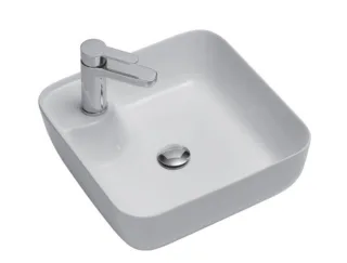 Pelipal Serie 9005 Keramik-Aufsatzbecken BAE006S42501, B:425, H:135, T:425mm BAE006S42501