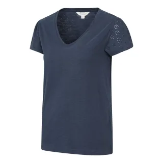 Mountain Warehouse - "Malaga" T-Shirt für Damen, Broderie-Ärmel (Marine)