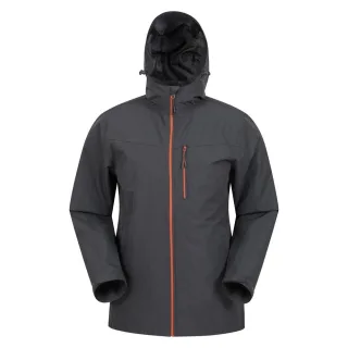 Mountain Warehouse Herren Brisk Extreme Wasserdichte Jacke (Dunkelgrau)