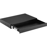 CAVO Schublade Dokumentenschublade, Schreibtischschublade Unterbauschublade (1 St), Stahl, 410 x 272 mm schwarz