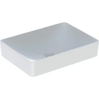 Geberit VariForm Aufsatz-Waschtisch, rechteckig 55x40cm, ohne Hahnloch, ohne Überlauf, 500779012 500779012