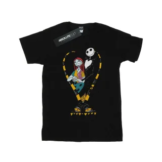 Disney - "Nightmare Before Christmas Jack And Sally Love" T-Shirt für Damen (Schwarz)