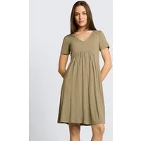 TOM TAILOR Sommerkleid Kleider & Jumpsuits Jerseykleid mit V-Ausschnitt