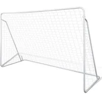 vidaXL Fußballtor Fußballtor 240x90x150 cm Stahl Hochwertig