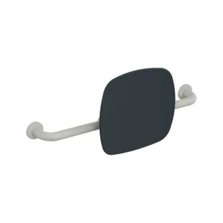 Hewi 801 Rückenstütze 801.51B916297 Wandabstand 150mm, matt, Lehne anthrazitgrau, lichtgrau