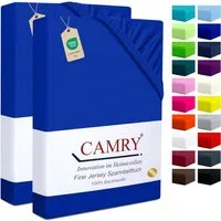 Camry Spannbettlaken CLASSIC Jersey 100% Baumwolle Spannbetttuch atmungsaktiv Gummizug, Jersey Baumwolle, Gummizug: rundum, 100% Baumwolle, alle Matratzenhöhen, atmungsaktiv, pflegeleicht