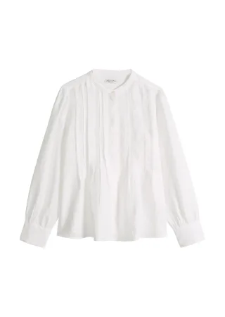 Marc OPolo Casual - Leinenbluse A-Shape White - Gr. - 38