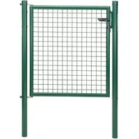 Alberts Zauneinzeltür Wellengitter-Einzeltor mit Zubehör, Höhe: 75 - 200 cm, Breite: 100 bis 131 cm