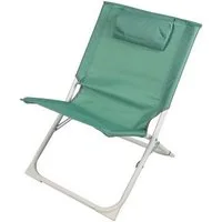 Sunnydays Campingstuhl klappbarer Strandstuhl mit Kissen Klappstuhl, Faltstuhl