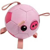 DUVO+ Tierball Hundespielzeug Fußball Piggy rosa