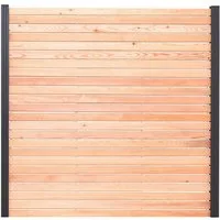 GartenLand Zaun Westerland Rhombus, (Set, Ohne Pfosten, ca. 180x180 cm), Rhombus-Optik, Europäische Lärche PEFC