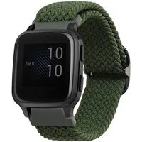 kwmobile Armband für Garmin Venu Sq 2 Music / Sq 2 / Vivoactive 6 / Vivoactive Smartwatch, 1-tlg., Nylon Fitnesstracker Sportarmband Band - Innenmaße von 14 - 22 cm