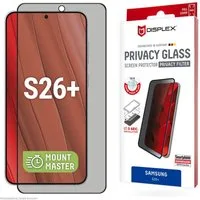 Displex Displayschutzglas Privacy Glass Screen Protector mit MountMaster für Samsung Galaxy S26+, Displayschutzfolie, Schutzfolie, Bildschirmschutz, kratz- & stoßfest