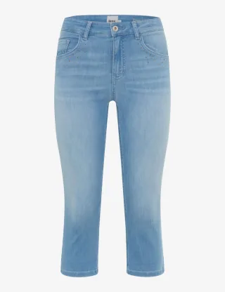 BRAX - Slim Fit Capri-Hose - Shakira blau - Gr. - 42