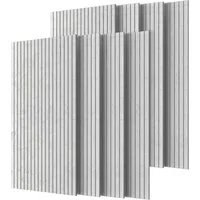 TONOR Schallschutzpaneel Akustikpaneele selbstklebend, 120x60x0.9 cm Schallschutz wand, (8-tlg)