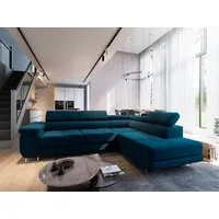 Masseno Ecksofa SELVA mit Schlaffunktion L-Form, Sofa mit Bettkasten