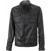 James & Nicholson Allwetterjacke Leichte und vielseitige Herren Reise und Freizeit Jacke JN1096 Wasserabweisend Ungefüttert