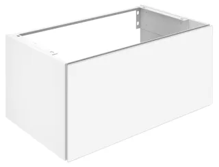 Keuco Waschtischunterschrank X-Line, 1 Frt-Auszug anthrazit/Glas anthrazit, 800x400x490mm, 331611100 33161110000