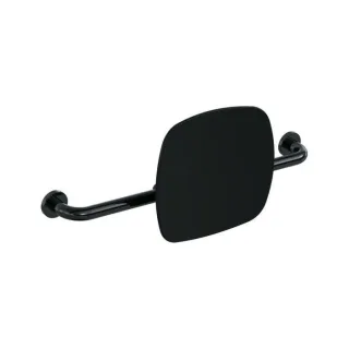 Hewi 801 Rückenstütze 801.51.916390 Wandabstand 150mm, Lehne tiefschwarz, tiefschwarz