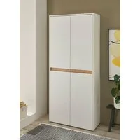 Home affaire Schuhschrank City/Giron, modernes Schuhregal, Schrank für 32 Schuhe, Schuhkommode acht Schuhfächer, viel Stauraum, 93 cm breit