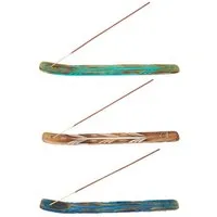 Marrakesch Orient & Mediterran Interior Räucherstäbchen-Halter 3er Set Räucherstäbchenhalter Ashot handgefertigt aus Holz 26 cm Deko, (3 St), Handarbeit
