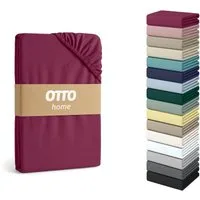 OTTO home Spannbettlaken Cremona, BASIC und PREMIUM Qualität, mit Elasthan, Baumwolle, Jersey (145 g/m), Gummizug: rundum, (1 Stück), bis 20 cm Höhe, Bettlaken ab Gr. 90x200 cm, Strapazierfähig