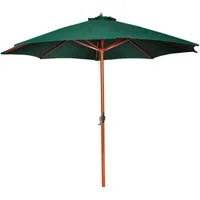 vidaXL Sonnenschirm Sonnenschirm Grün 258 cm