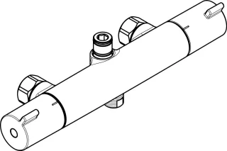 Hansgrohe Thermostat Showerpipe chrom 92935000