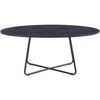 HOME DELUXE Couchtisch Oval NOVARIS, 110 x 66 x 47 cm Wohnzimmertisch, Sofatisch
