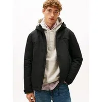 Tommy Hilfiger Funktionsjacke TECH HOODED SHORT PADDED JACKET Winterjacke, Outdoorjacke wasserabweisend