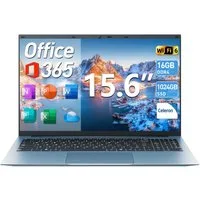 MENGHU 16GB RAM 1TB SSD 15,6 Zoll Laptop Win11 PRO Microsoft 365 erweitterbar Notebook (Intel Celeron N5100, 16 GB, 1024 GB SSD)