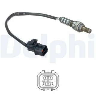 Delphi Lambdasonde nach Katalysator Chevrolet Aveo Rezzo 1,4