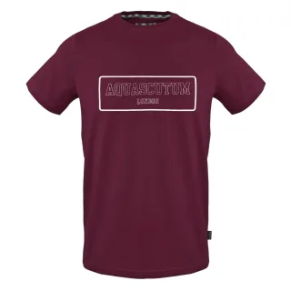 Aquascutum - T-Shirt für Herren, Schmal (Rot)