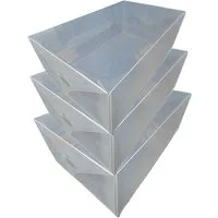 Dynasun Schuhbox Schuhbox PP368XXL (3 St), Schuhkasten Aufbewahrung mit Teiler-Box-System für Schuhe
