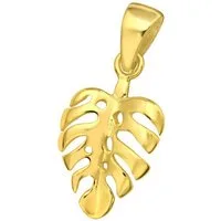 ALEXANDER YORK Kettenanhänger MONSTERA in Gold