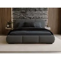Compleo Polsterbett Wolkenbett, abgerundete Formen, Bouclé-Stoff, verschiedene Farben, TOPSELLER Stauraumbett MADE IN EU