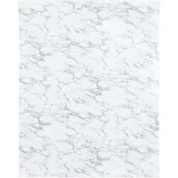 vidaXL Aufkleber Möbelfolie Selbstklebend Marmorweiß 90x500 cm PVC