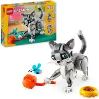 LEGO® Graue Katze (31163), LEGO Creator Konstruktionsspielsteine, (407 St), Made in Europe