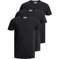 Jack & Jones T-Shirt Basic O-Neck (3-tlg., 3er Pack) etwas länger geschnitten, nicht zu kurz