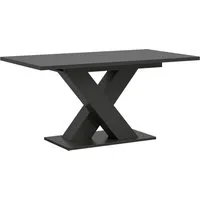 Home affaire Esstisch Motus, ausziehbar 150 -190 cm, inklusive 40 cm Einlegeplatte (Set, 1-St), X-Gestell mit Bodenplatte, Tisch, Küchentisch, Esszimmer, Küche