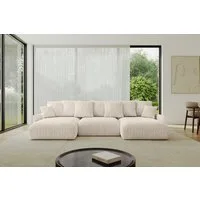 ALTDECOR Wohnlandschaft ONESK-U-v1, Couch mit Schlaffunktion, Wohnzimmer - Ecksofa, Corner Sofa Bett Eckcouch Couch U-Form Schlafcouch Ausziehbar