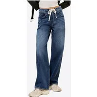 Imily Bela Weite Jeans Damen Locker Sitzende Boyfriend-Hose (Packung, 1-tlg., 1per-Pack) High Waist