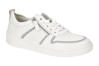 Gabor 43.341.21 Halbschuhe Sneaker Wei? Glitzer Strass Best Fitting