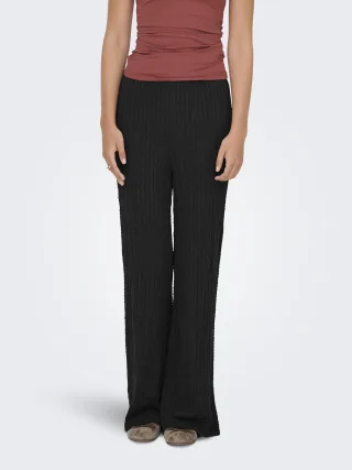 ONLY - ONLELLA WIDE PANT JRS Black - Gr. - S