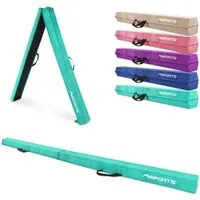MSports® Balancetrainer Schwebebalken faltbar Premium 15 × 6 cm – 240 / 270 / 300 cm