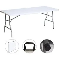 TRUTZHOLM Klapptisch 180x75x74 cm Kunststoff/Stahl Gartentisch Esstisch Campingtisch (Artikel), Campingtisch
